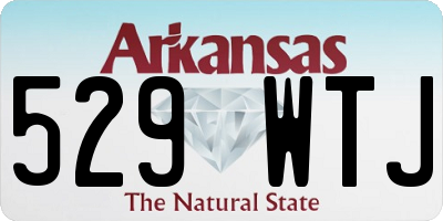 AR license plate 529WTJ