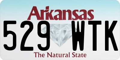 AR license plate 529WTK
