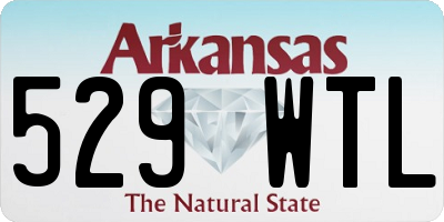 AR license plate 529WTL