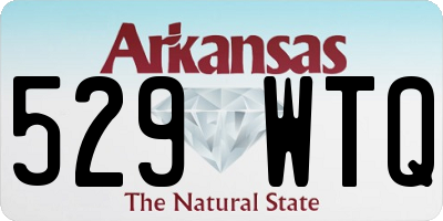 AR license plate 529WTQ