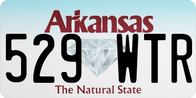 AR license plate 529WTR