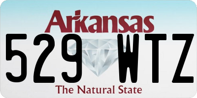AR license plate 529WTZ