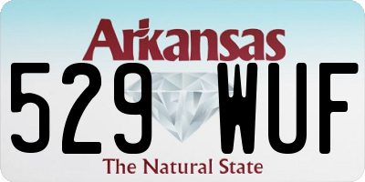 AR license plate 529WUF