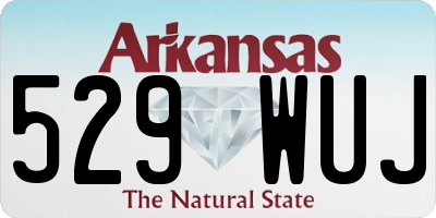 AR license plate 529WUJ