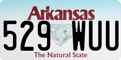 AR license plate 529WUU
