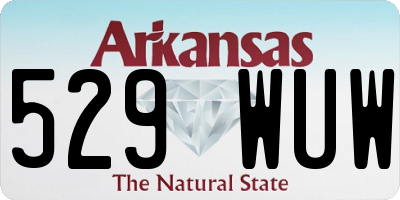 AR license plate 529WUW