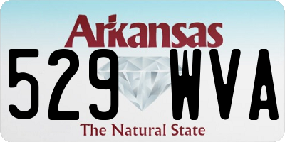 AR license plate 529WVA