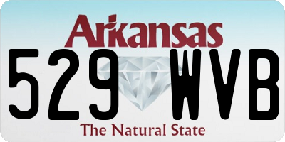 AR license plate 529WVB