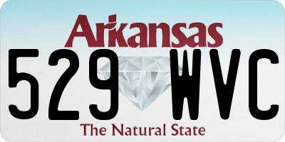 AR license plate 529WVC