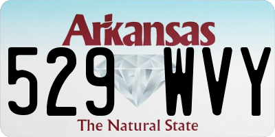 AR license plate 529WVY