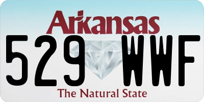 AR license plate 529WWF