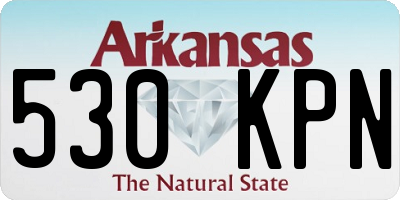 AR license plate 530KPN