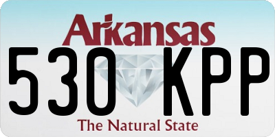 AR license plate 530KPP