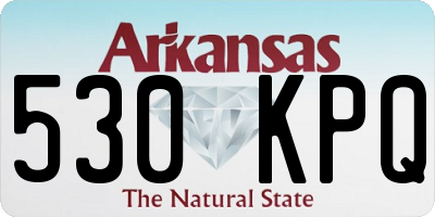 AR license plate 530KPQ