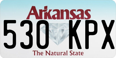 AR license plate 530KPX