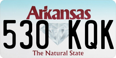 AR license plate 530KQK
