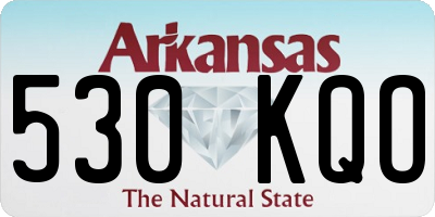 AR license plate 530KQO