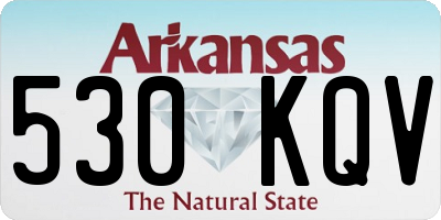 AR license plate 530KQV