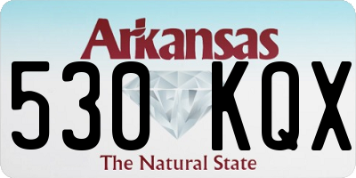 AR license plate 530KQX