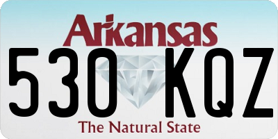 AR license plate 530KQZ