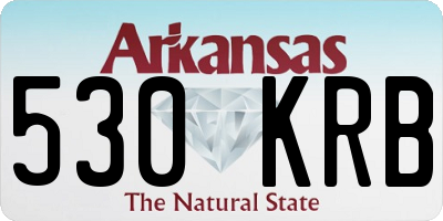 AR license plate 530KRB