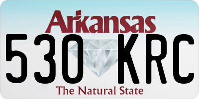 AR license plate 530KRC