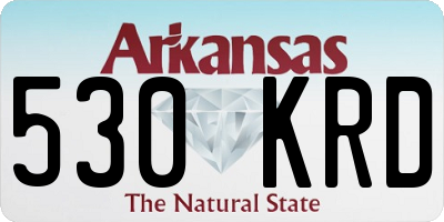 AR license plate 530KRD