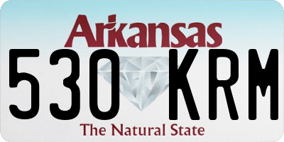 AR license plate 530KRM