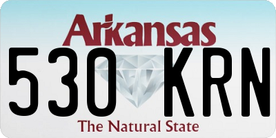 AR license plate 530KRN