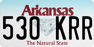 AR license plate 530KRR