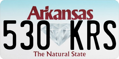 AR license plate 530KRS