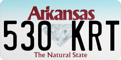 AR license plate 530KRT