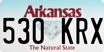 AR license plate 530KRX
