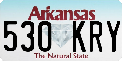 AR license plate 530KRY