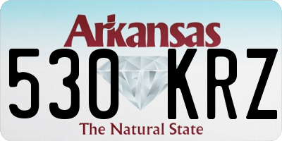 AR license plate 530KRZ
