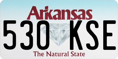 AR license plate 530KSE