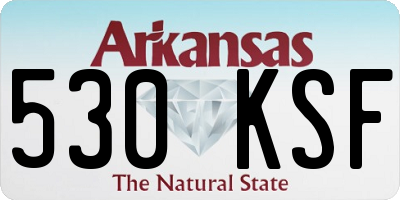 AR license plate 530KSF