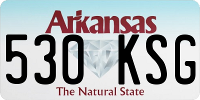 AR license plate 530KSG