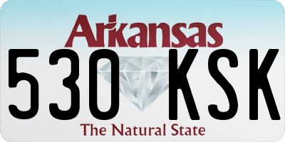 AR license plate 530KSK