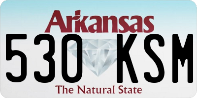 AR license plate 530KSM