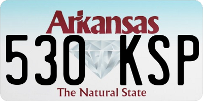 AR license plate 530KSP