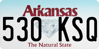 AR license plate 530KSQ