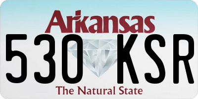 AR license plate 530KSR