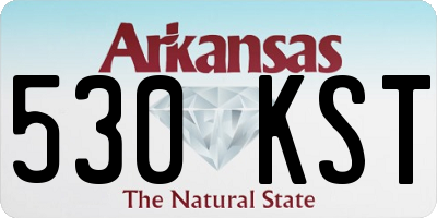 AR license plate 530KST