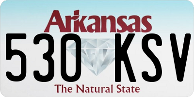 AR license plate 530KSV