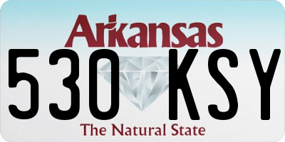 AR license plate 530KSY