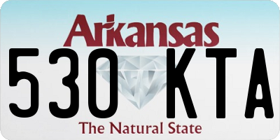 AR license plate 530KTA