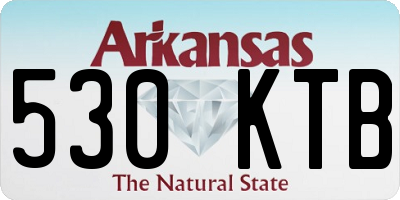AR license plate 530KTB