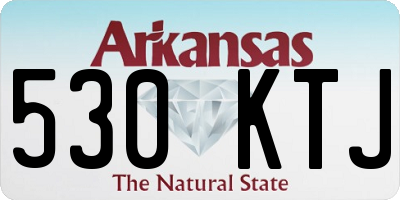 AR license plate 530KTJ