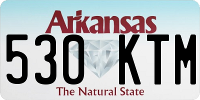 AR license plate 530KTM